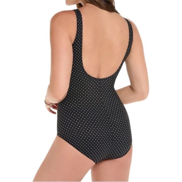 MiracleSuit Pin Point Oceanus One Piece Swimsuit NWT 20W $184 - Picture 3 of 8